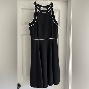 WHBM Halter Style Dress-Blk-Sz 2